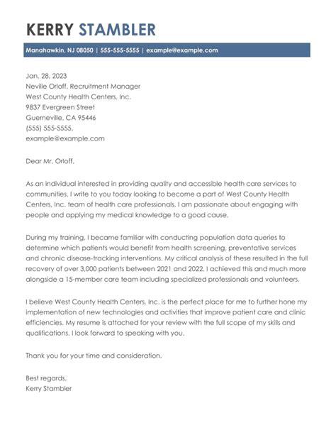 cover letter for charity job|Best Nonprofit Cover Letter Examples for 2024 .